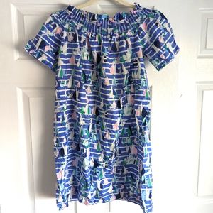 Vineyard Vines off the shoulder mini dress